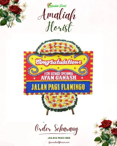 Bunga Papan Congratulation di Ketindan